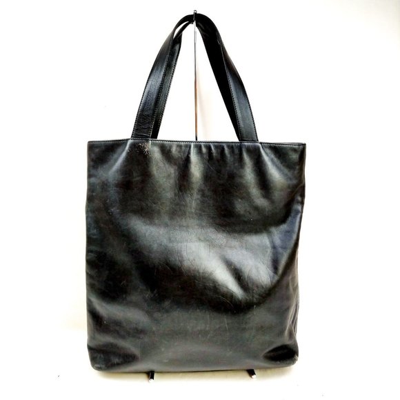 CHANEL Timeless Bag Lambskin Cc Black Cowhide Leather Tote - Picture 7 of 14